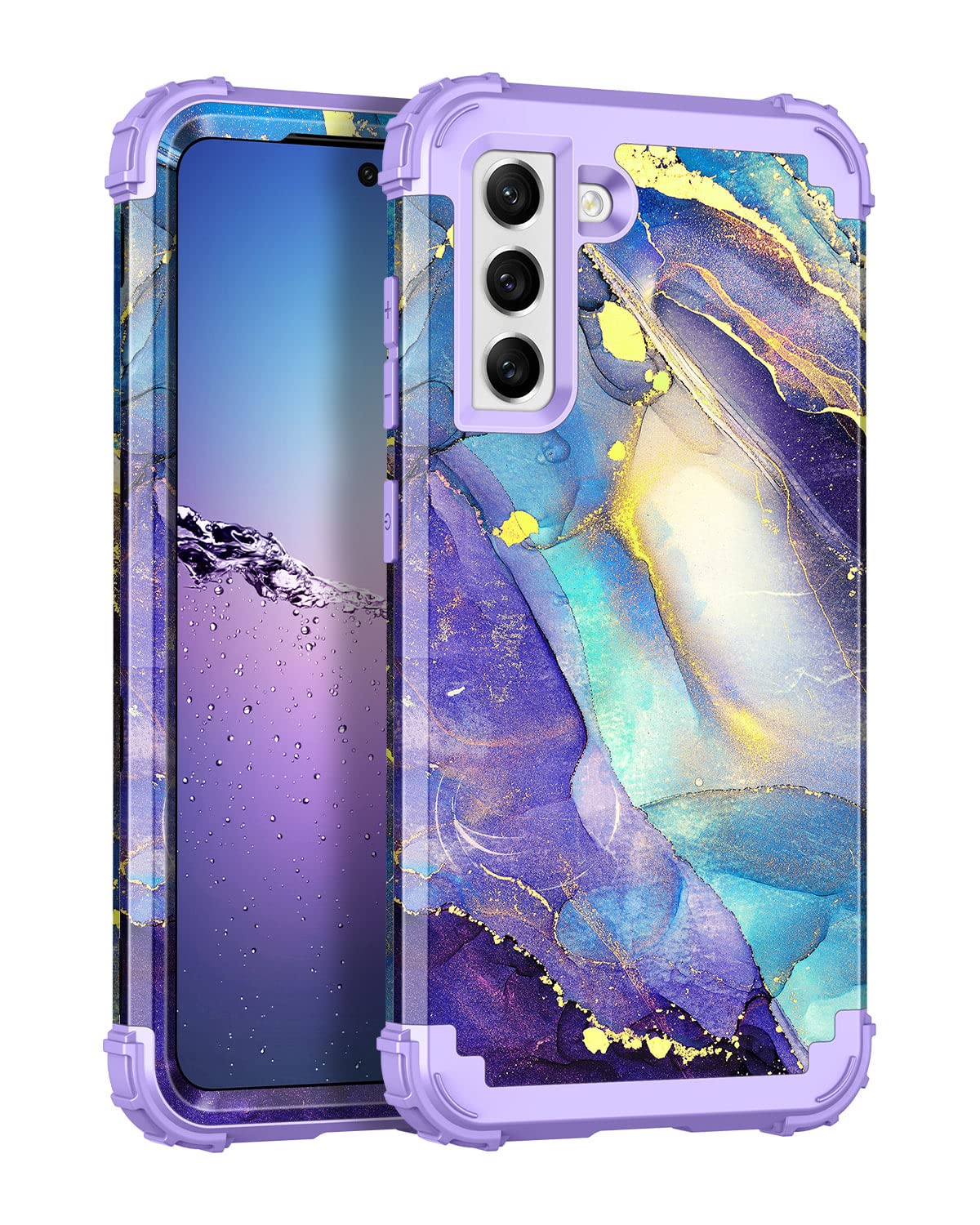 Amazon.com: Rancase for Galaxy S21 FE 5G Case,Three Layer Heavy